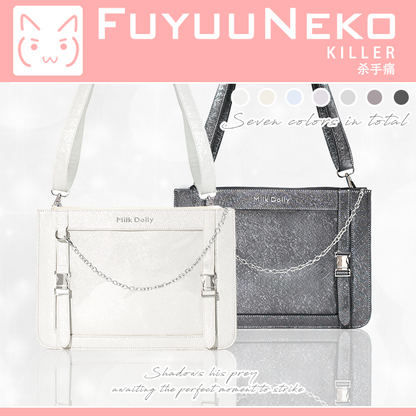 【予約】浮遊猫 「キラー」痛バッグ ショルダーバッグ