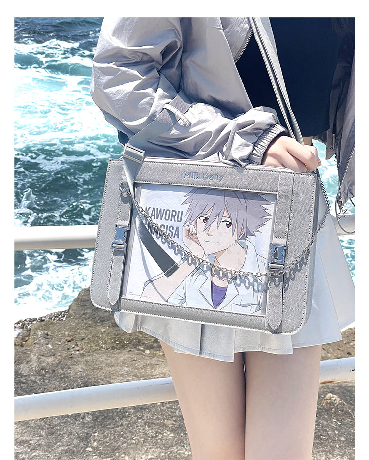 【予約】浮遊猫 「キラー」痛バッグ ショルダーバッグ