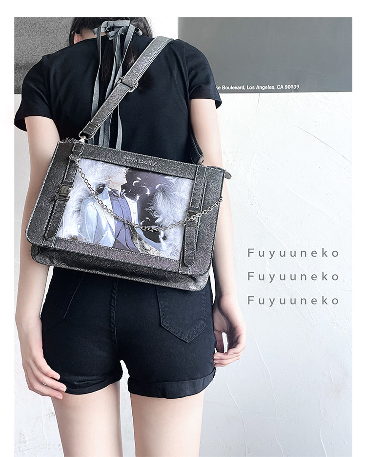 【予約】浮遊猫 「キラー」痛バッグ ショルダーバッグ