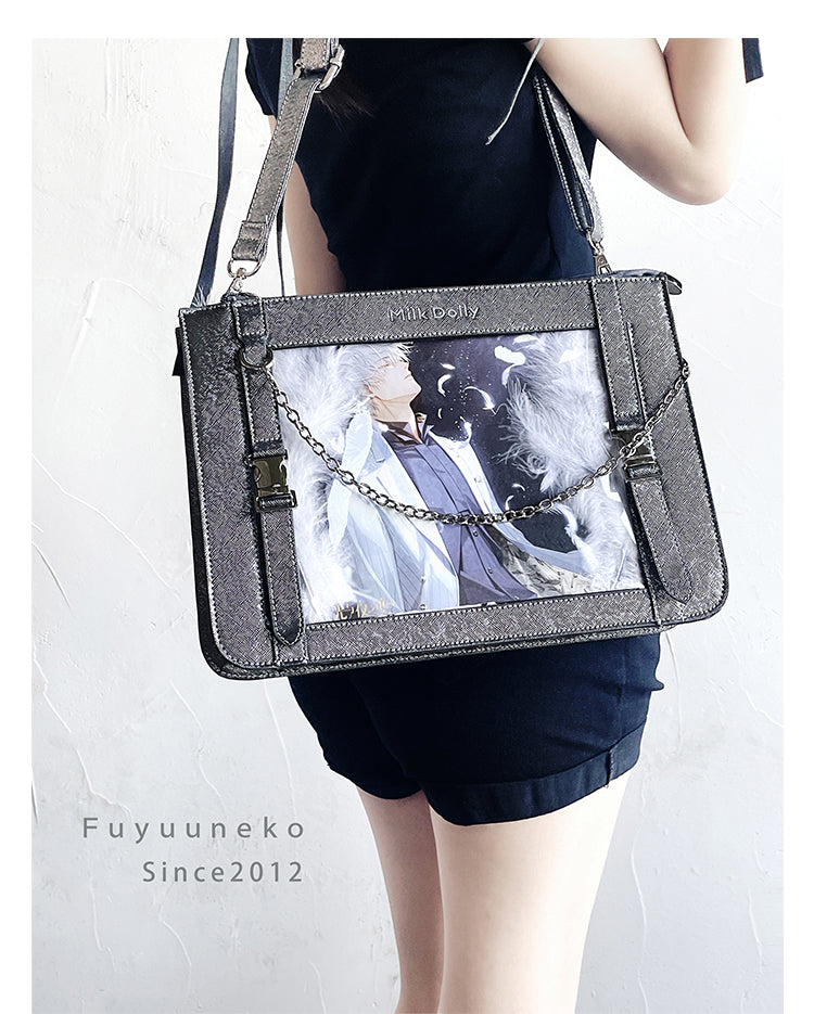 【予約】浮遊猫 「キラー」痛バッグ ショルダーバッグ