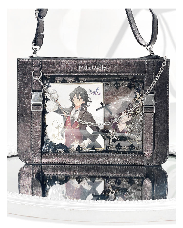 【予約】浮遊猫 「キラー」痛バッグ ショルダーバッグ