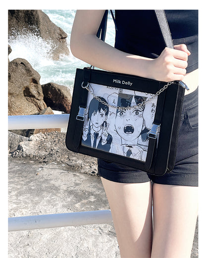 【予約】浮遊猫 「キラー」痛バッグ ショルダーバッグ