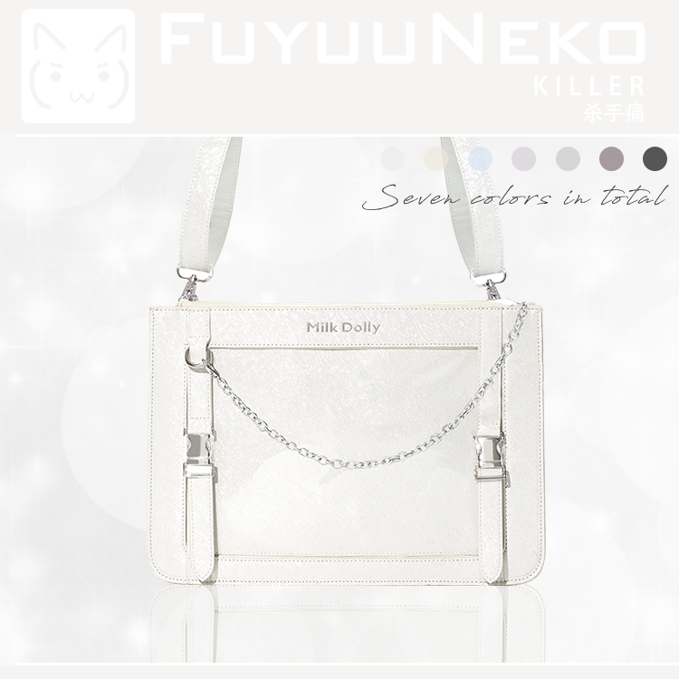 【予約】浮遊猫 「キラー」痛バッグ ショルダーバッグ