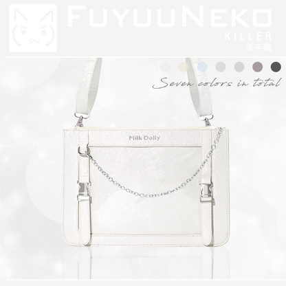 【予約】浮遊猫 「キラー」痛バッグ ショルダーバッグ