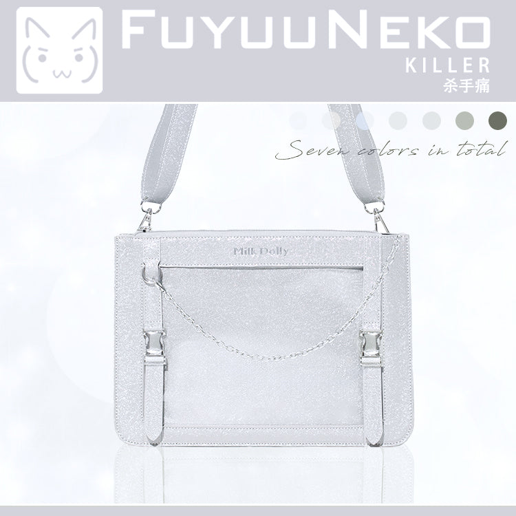 【予約】浮遊猫 「キラー」痛バッグ ショルダーバッグ