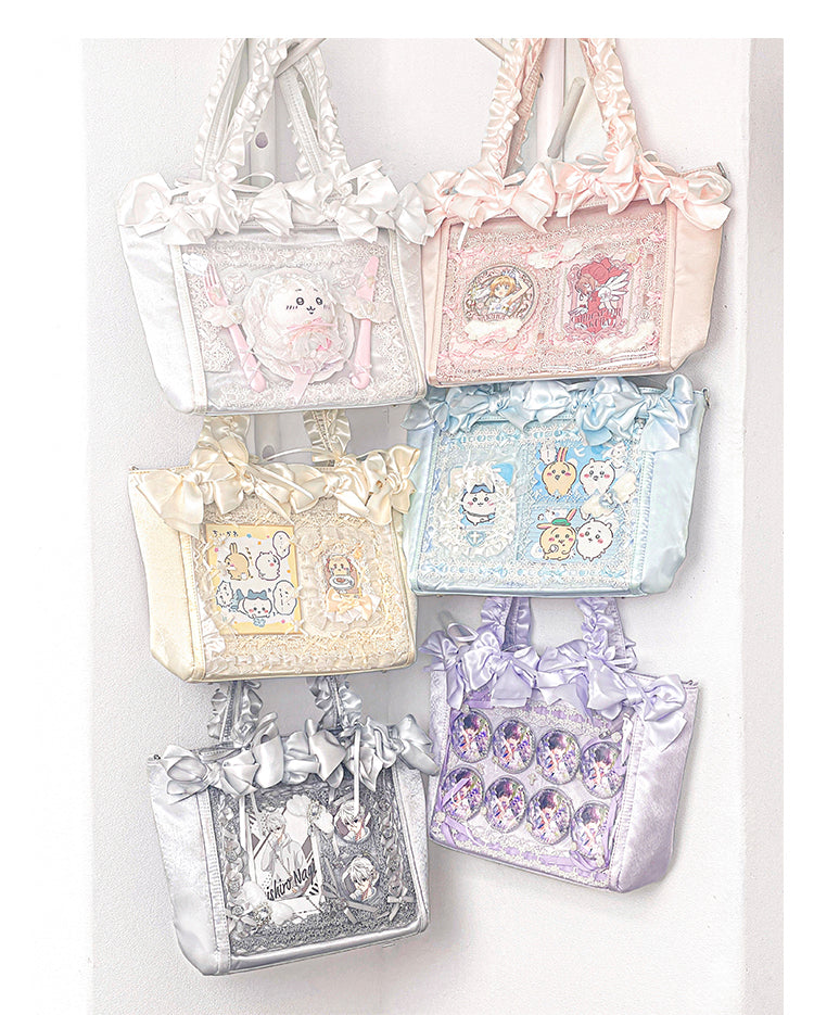 【予約】浮遊猫 「薔薇花序」痛バッグ 2wayトートバッグ