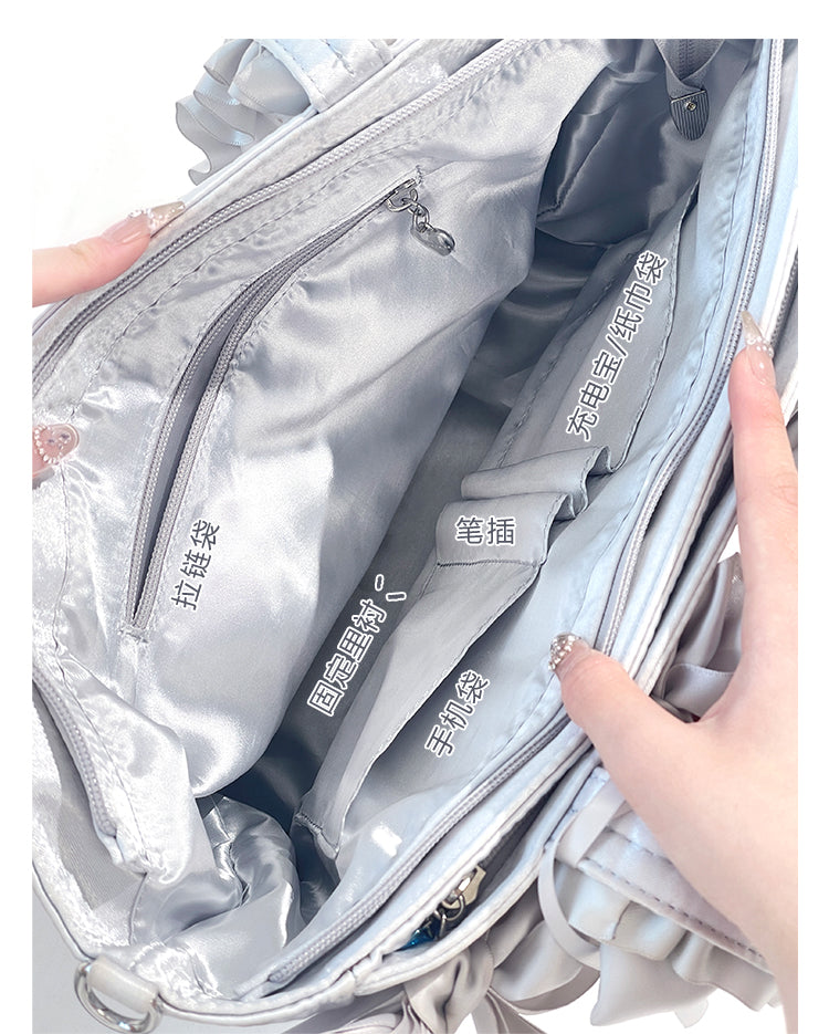 【予約】浮遊猫 「薔薇花序」痛バッグ 2wayトートバッグ