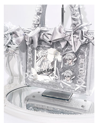 【予約】浮遊猫 「薔薇花序」痛バッグ 2wayトートバッグ