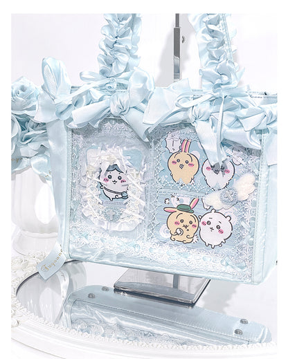 【予約】浮遊猫 「薔薇花序」痛バッグ 2wayトートバッグ