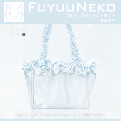 【予約】浮遊猫 「薔薇花序」痛バッグ 2wayトートバッグ