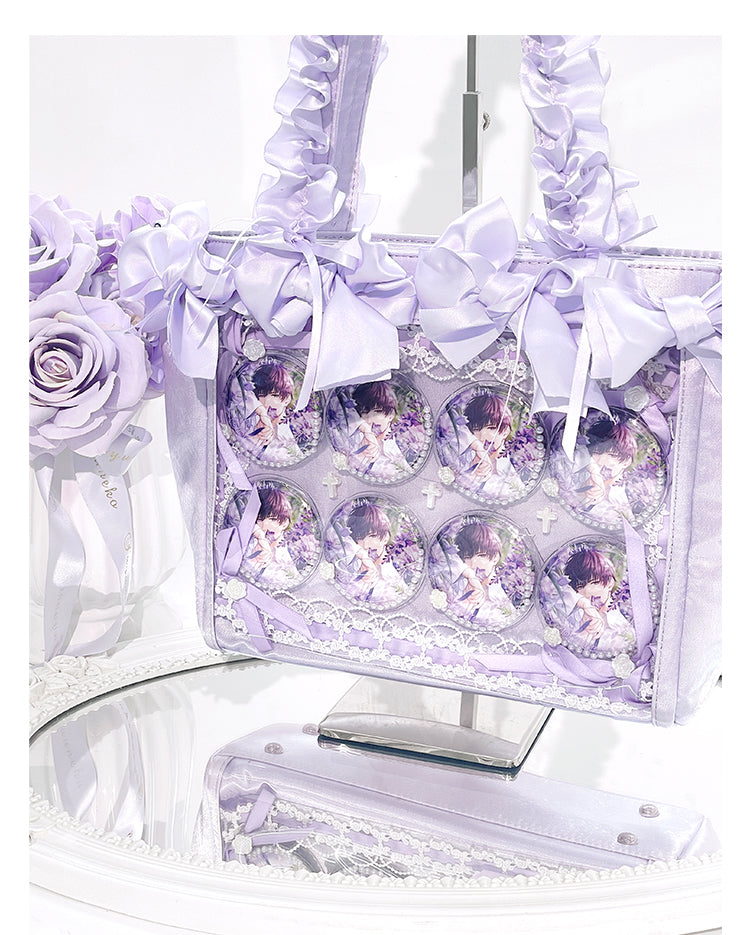 【予約】浮遊猫 「薔薇花序」痛バッグ 2wayトートバッグ