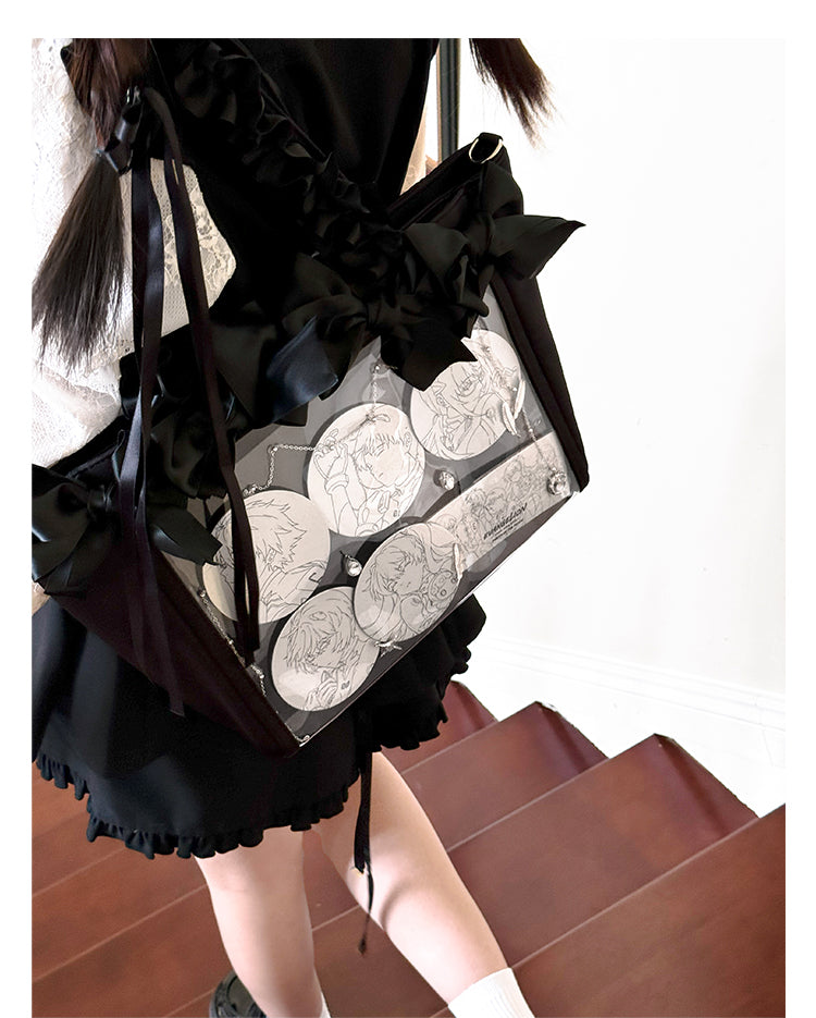 【予約】浮遊猫 「薔薇花序」痛バッグ 2wayトートバッグ