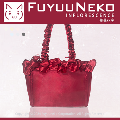 【予約】浮遊猫 「薔薇花序」痛バッグ 2wayトートバッグ