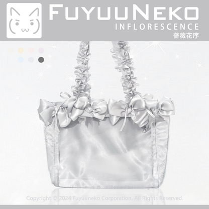 【予約】浮遊猫 「薔薇花序」痛バッグ 2wayトートバッグ