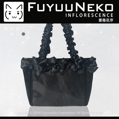 【予約】浮遊猫 「薔薇花序」痛バッグ 2wayトートバッグ