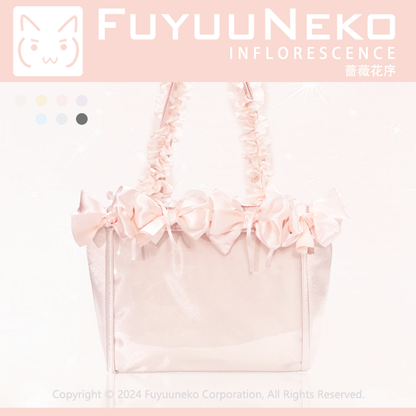 【予約】浮遊猫 「薔薇花序」痛バッグ 2wayトートバッグ