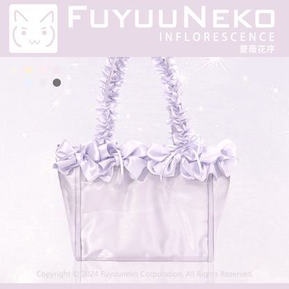 【予約】浮遊猫 「薔薇花序」痛バッグ 2wayトートバッグ