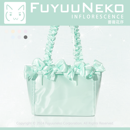 【予約】浮遊猫 「薔薇花序」痛バッグ 2wayトートバッグ