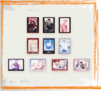 【予約】極楽街 中国上海POP-UP STORE 漫画シリーズ 記念ブロマイド ブラインドパック