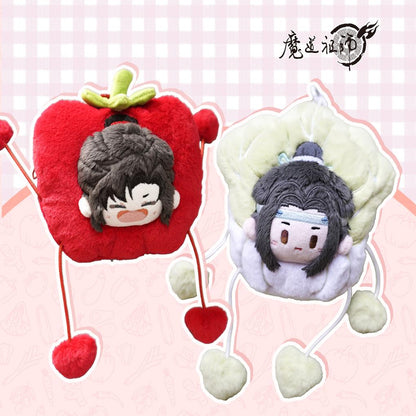 【予約】KAZE 『魔道祖師』アニメ 正版グッズ ふわふわ豆豆シリーズ 野菜ぬいぐるみマスコット