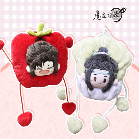【予約】KAZE 『魔道祖師』アニメ 正版グッズ ふわふわ豆豆シリーズ 野菜ぬいぐるみマスコット