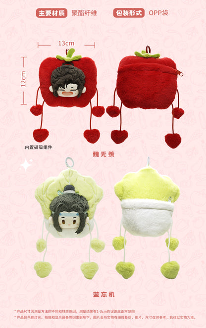 【予約】KAZE 『魔道祖師』アニメ 正版グッズ ふわふわ豆豆シリーズ 野菜ぬいぐるみマスコット
