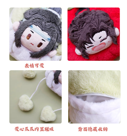 【予約】KAZE 『魔道祖師』アニメ 正版グッズ ふわふわ豆豆シリーズ 野菜ぬいぐるみマスコット