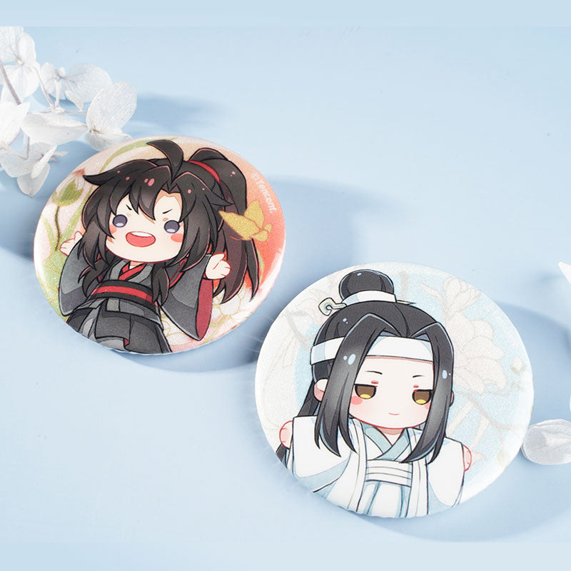 【予約】KAZE 『魔道祖師』アニメ 正版グッズ ぬいぐるみシリーズ缶バッジ