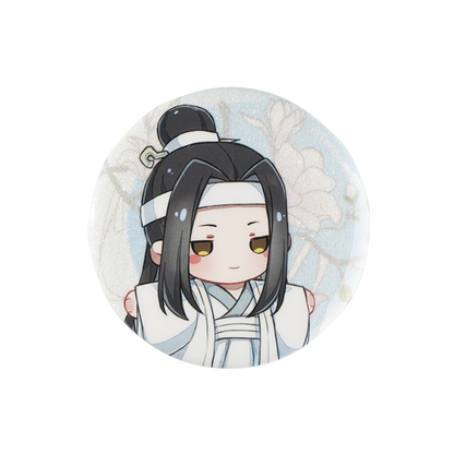 【予約】KAZE 『魔道祖師』アニメ 正版グッズ ぬいぐるみシリーズ缶バッジ