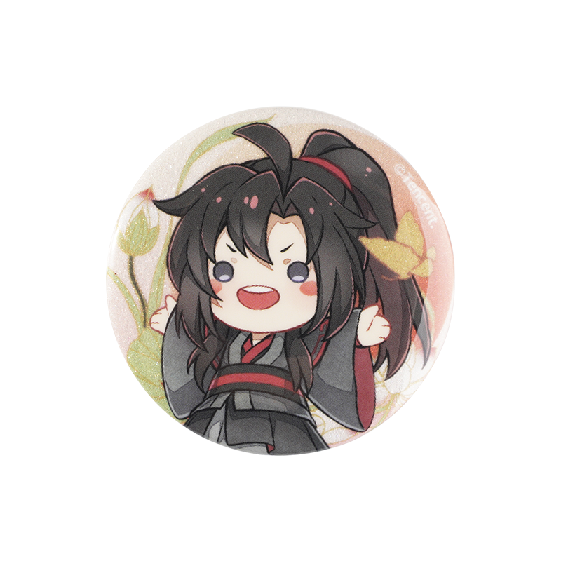 【予約】KAZE 『魔道祖師』アニメ 正版グッズ ぬいぐるみシリーズ缶バッジ