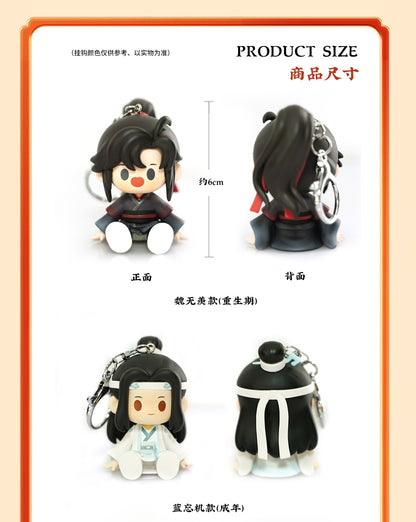 【予約】KAZE 『魔道祖師』アニメ 正版 ふわふわ豆豆シリーズ フィギュアマスコット