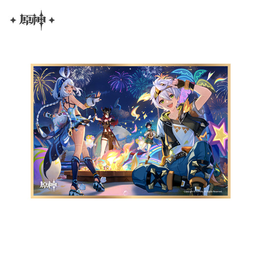【予約】原神 miHoYo テーマシリーズ 色紙　 染夏! 烈日? リゾート満喫!