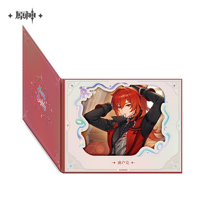 【予約】原神 miHoYo 命定之日シリーズ めくり式花窓風色紙 2025（25年10月以降出荷）