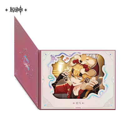 【予約】原神 miHoYo 命定之日シリーズ めくり式花窓風色紙 2025（25年10月以降出荷）