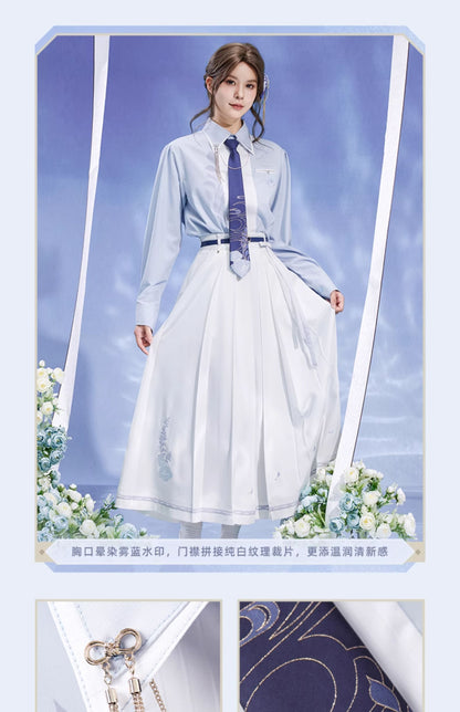 【予約】原神　神里綾人印象シリーズ　配色ネクタイシャツ（25年11月以降出荷）