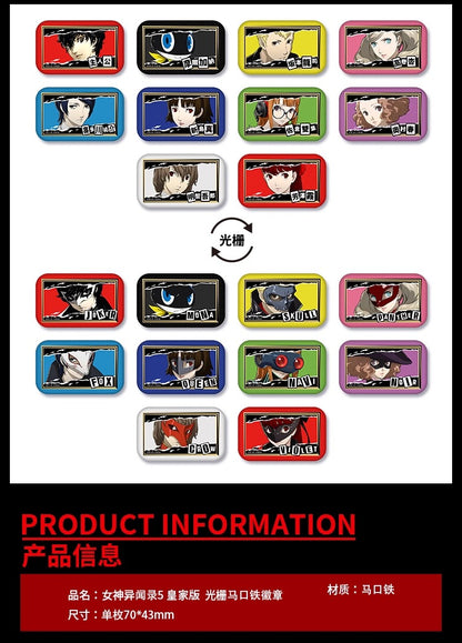 【予約】FANTHFUL 中国限定 P5R ペルソナ5 トレーディングレンチキュラー缶バッジ【1BOX】