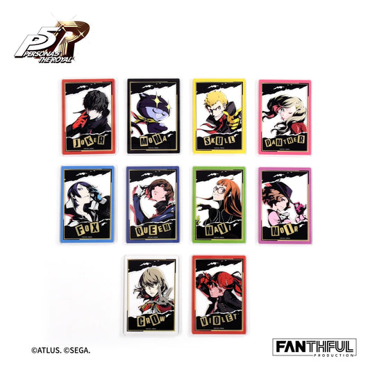 【予約】FANTHFUL 中国限定 P5R ペルソナ5 トレーディングアクリルカード【1BOX】