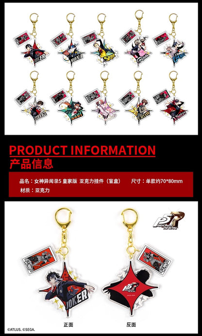 【予約】FANTHFUL 中国限定 P5R ペルソナ5 トレーディングアクリルキーホルダー【1BOX】