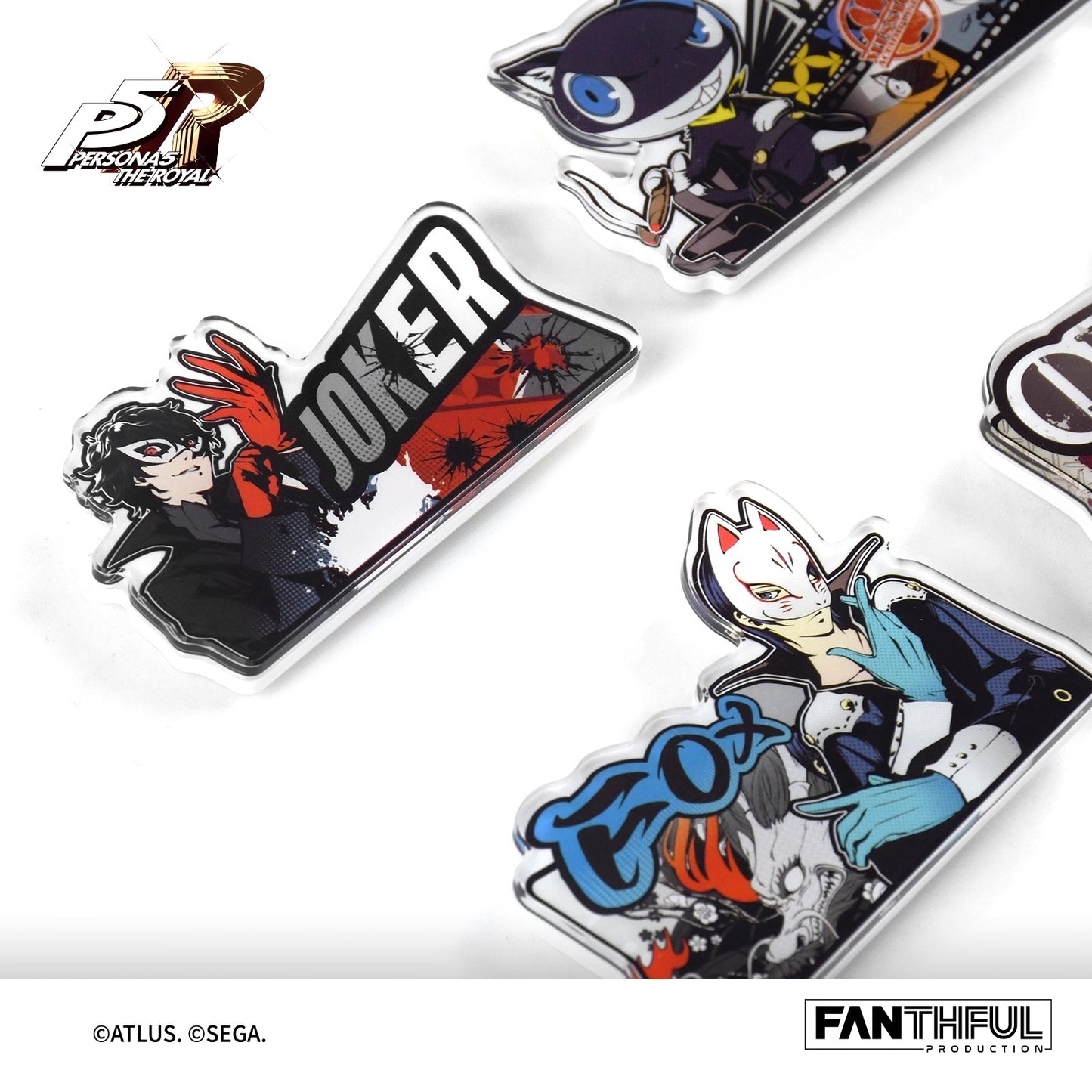 【予約】FANTHFUL 中国限定 P5R ペルソナ5 トレーディングアクリルバッジ【1BOX】