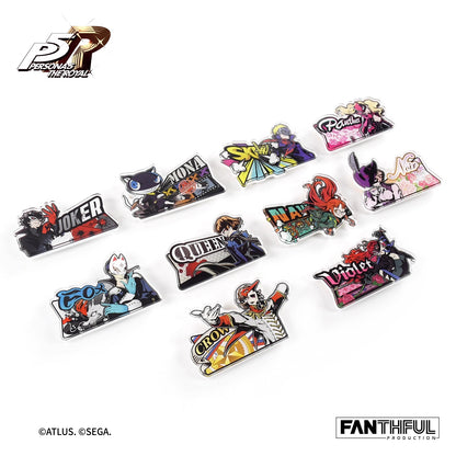 【予約】FANTHFUL 中国限定 P5R ペルソナ5 トレーディングアクリルバッジ【1BOX】