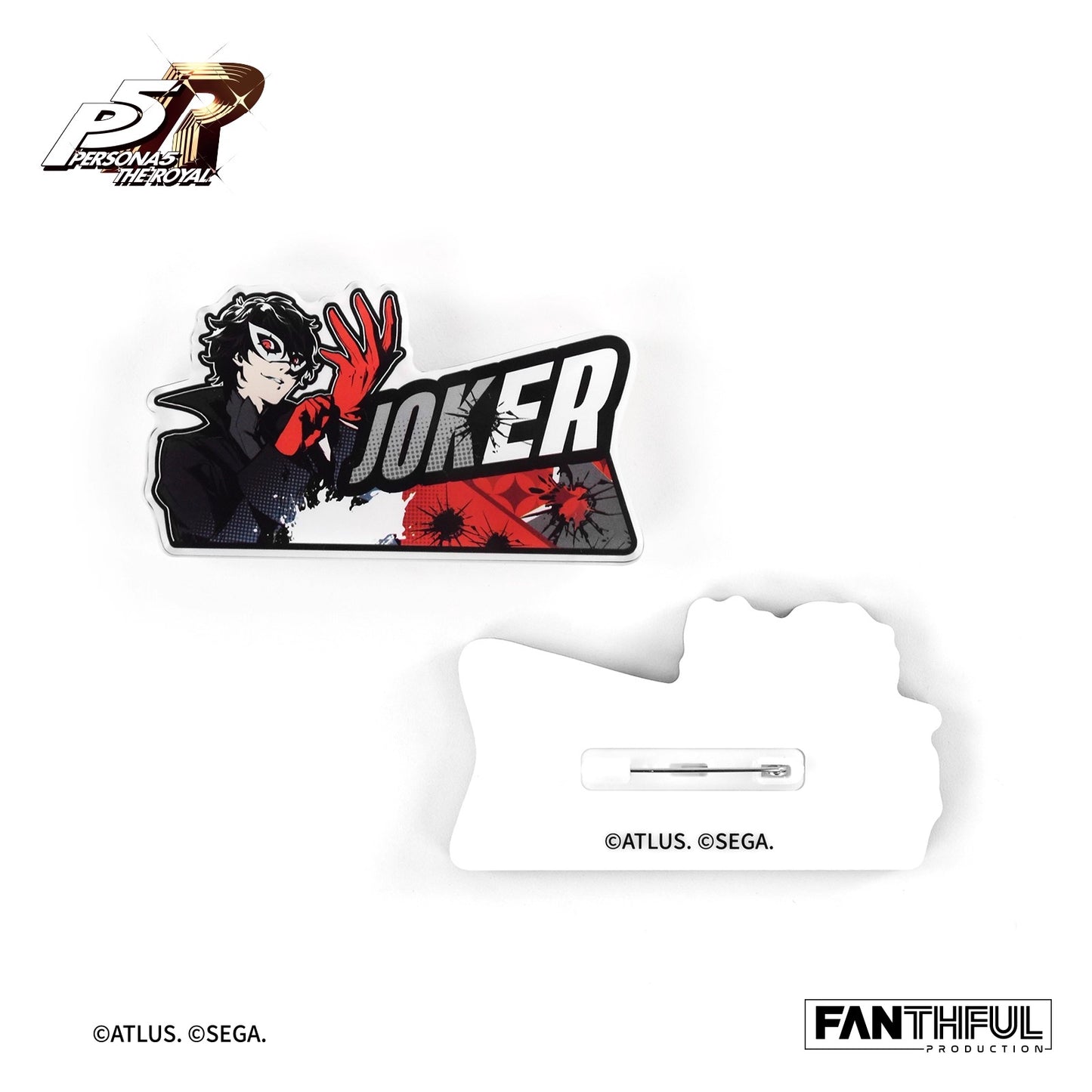 【予約】FANTHFUL 中国限定 P5R ペルソナ5 トレーディングアクリルバッジ【1BOX】