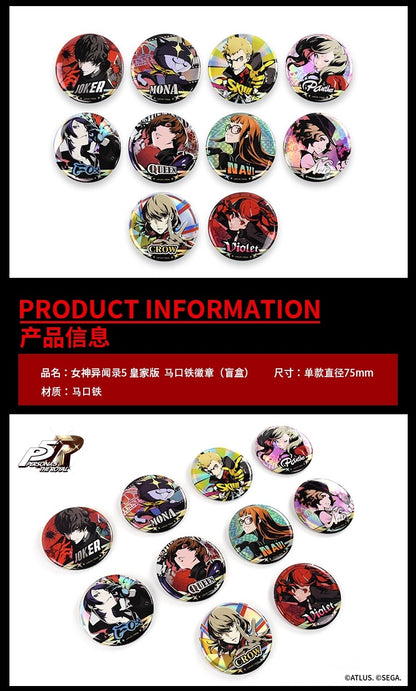 【予約】FANTHFUL 中国限定 P5R ペルソナ5 トレーディング缶バッジ【ランダム１点】