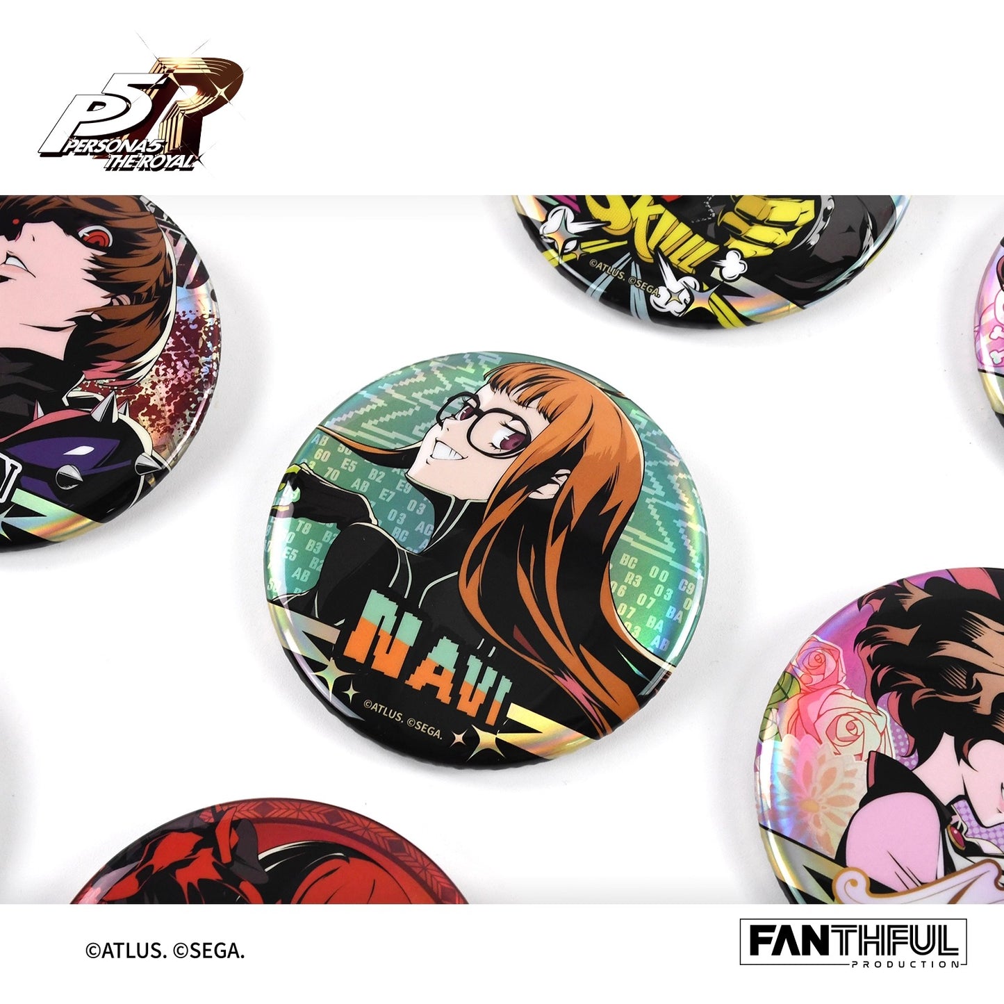 【予約】FANTHFUL 中国限定 P5R ペルソナ5 トレーディング缶バッジ【ランダム１点】