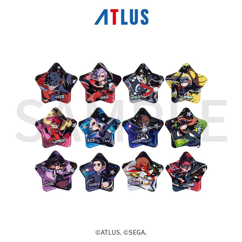 【予約】SEGA Store 中国限定 P5T ペルソナ5 タクティカ 星型缶バッジ 【1BOX】