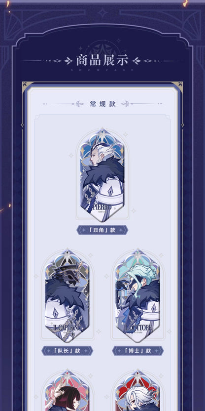 【予約】原神 「霜痕と権焔」シリーズ エンボス銀箔缶バッジ【1BOX】