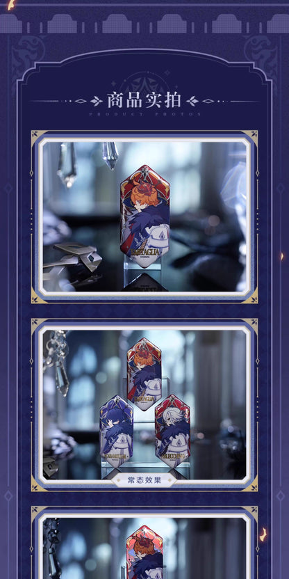 【予約】原神 「霜痕と権焔」シリーズ エンボス銀箔缶バッジ【1BOX】