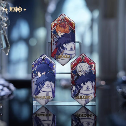 【予約】原神 「霜痕と権焔」シリーズ エンボス銀箔缶バッジ【1BOX】
