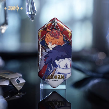 【予約】原神 「霜痕と権焔」シリーズ エンボス銀箔缶バッジ【1BOX】
