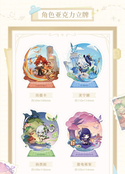 【予約】原神 テイワット展 テーマシリーズ Q版アクリルスタンド