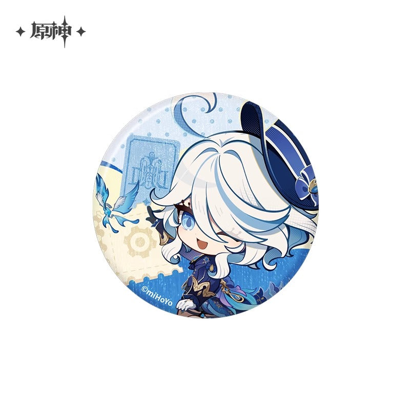 【予約】原神 テイワット展 テーマシリーズ Q版缶バッジ